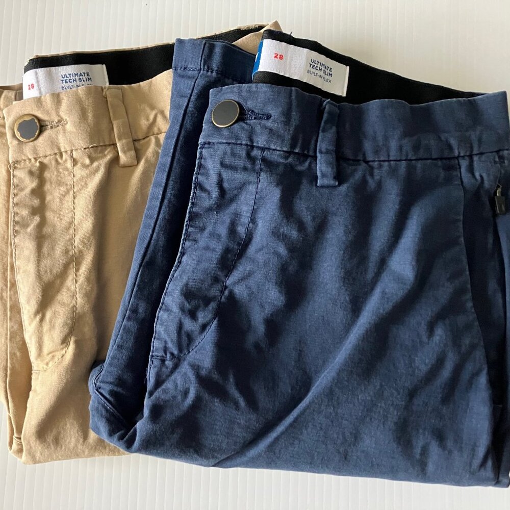 Old Navy Ultimate Tech Slim Fit Shorts (set) - 8 inch inseam - Size 28 Waist